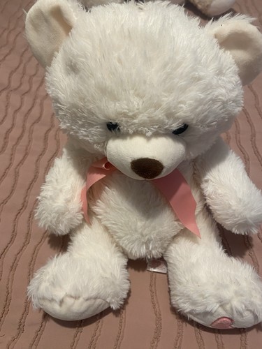 Soft white toy - toy, teddy